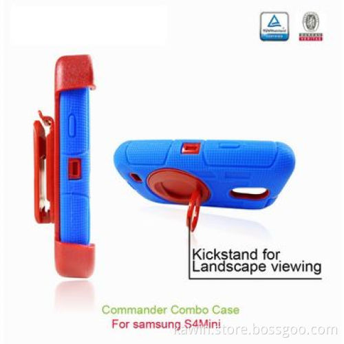 Commander 2-in-1 PC + Silicone Cover for Samsung Galaxy S4 mini